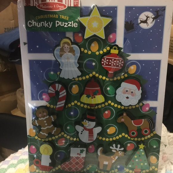 melissa and doug christmas tree puzzle